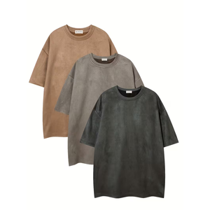 Camiseta Ligera de Algodón 100% Personalizada con Hombros Caídos para Uso en Exteriores, Estilo Urbano con Impresión Digital, Última Calidad - Product Image 1