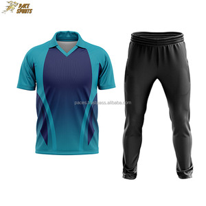 ออกแบบเสื้อคริกเก็ตตามสั่ง ชุดทีม ระบายอากาศ แห้งเร็ว ไซส์ใหญ่ สำหรับผู้ชาย ราคาถูก ชุดคริกเก็ตแบบซับลิเมชั่นใหม่ - Product Image 5