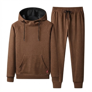 Conjunto de Sudadera con Capucha y Pantalones Deportivos de Forro Polar Premium para Hombre, Logotipo Personalizado, Chándal Deportivo Informal, Ropa Deportiva al por Mayor - Product Image 4