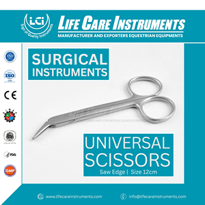 Professional Surgical Universal Scissors Curved Made with high quality Stainless Steel available by Life Care Instruments - Product Image 2