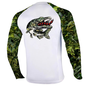 Camiseta de Pesca con Protección Solar y Logotipo Personalizado, Nuevo Diseño, Camiseta de Pesca Personalizada - Product Image 4