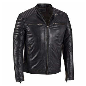 Chaqueta de Motociclista de Cuero para Hombre, Estilo Casual Elegante, Primavera, Transpirable, Ecológica, Resistente al Viento, con el Mejor Material y Precio Razonable - Product Image 5
