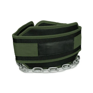 Professional Breathable Adjustable Neoprene Dip <b>Belt</b> Heavy Duty <b>Chain</b> for Fitness Workout Pull Ups Weightlifting Training - Product Image 6
