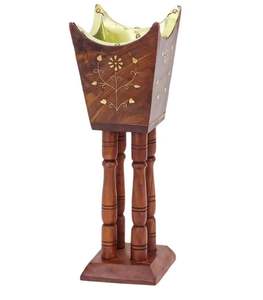 Juego de quemador de incienso de madera, quemador de incienso árabe Oud con tarro de almacenamiento, decoración islámica para el hogar, soporte para incienso - Product Image 5