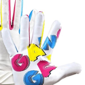 Top High Quality Custom American Football Gloves Breathable Unisex Design Your Own Logo Personalized Printed Performance Gloves - Product Image 5