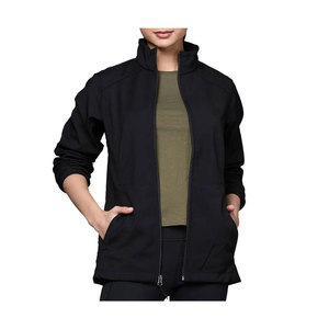 Wholesale Finished Woven 100% Polyester Fleece Lined Waterproof Windbreaker <b>Jacket</b> for <b>Womens</b> Outdoor Activewear - Product Image 2
