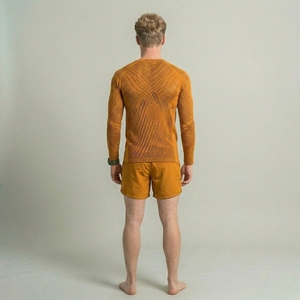 Rashguard pour homme uni fabriqué en usine à prix raisonnable, rashguard personnalisé à manches longues en polyester et élasthanne pour homme - Product Image 2