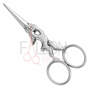 Tijeras Vintage con Bordado de Caballo, de Acero Inoxidable, para Recortar Cejas, Cortar Hilo y Manualidades, OEM ODM - Product Image 3