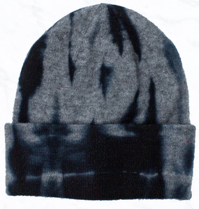 Tie <b>Dye</b> Cuffed Beanie Custom Winter Embroidery Logo Warm Knitted Beanies Soft Cap Stripe <b>Wool</b> Custom Design Unisex - Product Image 4