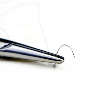 Porte-aiguille dentaire manuel plaqué or, instrument chirurgical hémostatique en acier inoxydable, outil de précision réutilisable CE - Product Image 3