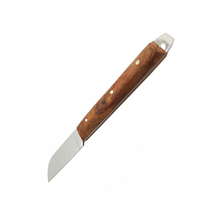 Cuchillo de cera para laboratorio dental de 17.5 cm con mango de madera y hoja de acero inoxidable, herramienta manual para mezclar, modelar y tallar. - Product Image 5