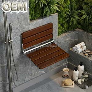 Siège de douche pliable mural de style moderne haut de gamme, fabrication OEM/ODM Taïwan, installation facile, couleurs personnalisables. - Product Image 1