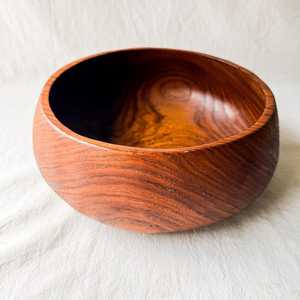 Bol en bois pour la maison, petit bol de service en bois de hêtre, bols à salade et à riz - Product Image 3