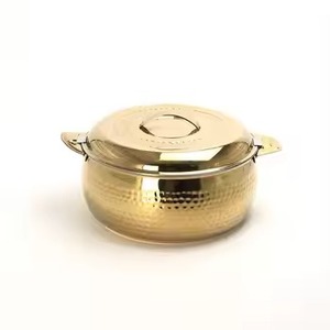 Designer Gold And Silver Casserole <b>Set</b> Suitable For Food Storage <b>Serving</b> And Gifting Luxury Kitchenware Essential From India - Product Image 6