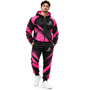 Conjunto Deportivo Profesional Personalizado por Sublimación, Ropa de Entrenamiento para Equipos, Chaqueta y Pantalones Transpirables de Alto Rendimiento - Product Image 2