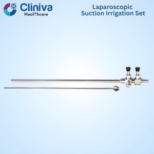 <b>Laparoscopic</b> Manual Suction Irrigation Set 5mm High Quality Reusable Surgical <b>Instruments</b> Cliniva - Product Image 2
