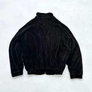Pantalon de survêtement unisexe noir en velours avec bandes latérales blanches, taille élastique, coupe régulière, longueur intégrale, décontracté, pour l'automne, séchage rapide - Product Image 3