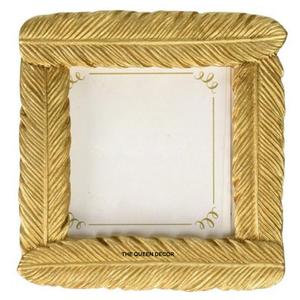 Cadres photo rectangulaires en métal, design haut de gamme, faits main, avec chaîne en or rose, pour mariages, fêtes et cadeaux de pendaison de crémaillère pour le salon - Product Image 5