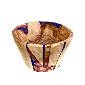 Elegante Tazón de Madera y Resina Epoxi Hecho a Mano, Libre de BPA, Ecológico, con Capa de Resina Duradera para Mejorar la Mesa de Comedor - Product Image 4