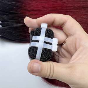100% Cuticule Brute Alignée Bourgogne Faisceau De Cheveux Humains Vietnamiens 8-40 Pouces Vierge Remy Double Dessiné Os Extensions De Cheveux Raides - Product Image 4