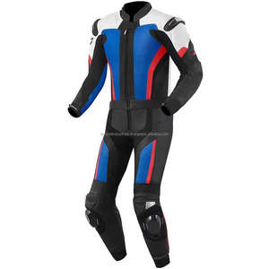 Ensemble de vêtements de sport pour moto de haute qualité, sur mesure, taille plus, 2 pièces, confortable, respirant, imperméable, veste en cuir pour motard - Product Image 6