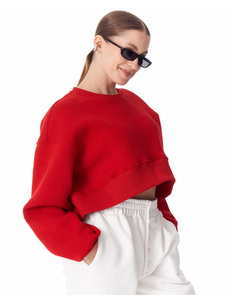 Sudadera Corta Oversize de Moda para Mujer, Suave y Cómoda, de Manga Larga, Estilo Casual Urbano - Product Image 6
