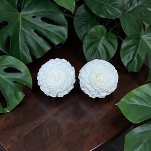 Difusor de Repuesto Hecho a Mano con Accesorios de Aromaterapia, Flores de Jazmín Secas, Tamaño: 4.5 cm, Flores de Madera Sola de Tailandia - Product Image 4