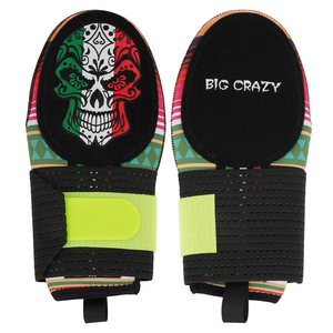 BIG CRAZY Gants de baseball à design crâne coloré, ajustables, avec protection de la paume, pour l'entraînement - Product Image 1