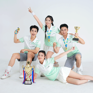 Printed Polyester Sports Jerseys Customizable Collar Shirt Unisex Breathable Outdoor Teamwear Team Training Uniform Goods - Product Image 6