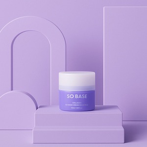 [ECOSMEC] SO BASE Masque Crème au Collagène Sans Rinçage, Contenant Fraîcheur, Crème de Nuit Hydratante Sans Rinçage - Product Image 2