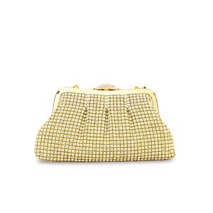 Bolso de mano nupcial dorado para mujer P24269 - Product Image 1