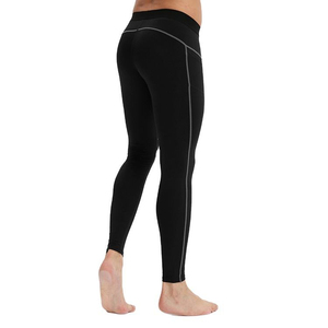 Nouveaux Leggings de Compression Personnalisés de Qualité, Noir et Rouge, en Spandex et Nylon Tricoté, Taille Élastique Sportive, Toutes Saisons - Product Image 2