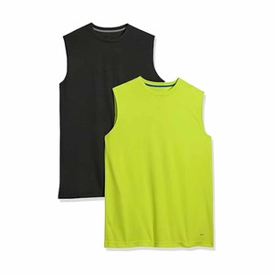 Débardeur de musculation pour hommes, t-shirt de fitness sans manches en coton, style dos en Y - Product Image 1