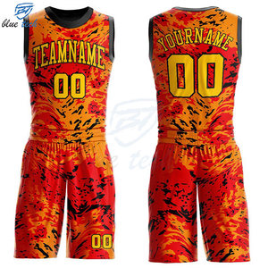 Wholesale Custom Plus Size Breathable Printed Basketball Jerseys Sleeveless OEM Team Sportswear Quick Dry Custom Logo Basketball - Product Image 1