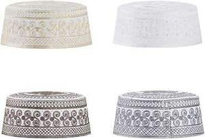 Premium Fast Shipping Men Prayer Cap Soft Breathable Kufi Hat <b>Islamic</b> Wear Bulk Supplier - Product Image 4