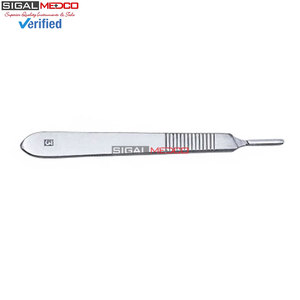 Lames chirurgicales stériles # 15C avec manche de scalpel BP # 3 instruments chirurgicaux de précision pour ORL en acier inoxydable allemand - Product Image 3