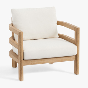 Ensemble de canapés de jardin en teck, mobilier d'extérieur, canapé en teck et rotin et table basse pour la plage, le restaurant, le parc - Megan - Product Image 3