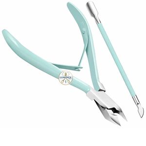 SENBACH <b>Cuticle</b> <b>Trimmer</b> with <b>Cuticle</b> Pusher <b>Cuticle</b> Remover <b>Cuticle</b> Nipper Professional Stainless Steel <b>Cuticle</b> Cutter Clipper D - Product Image 1