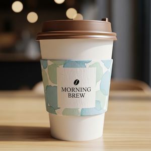 Funda de Papel Kraft Ecológica de Alta Calidad para Vasos de Café, Fabricada en Vietnam, Impresión y Logotipo Personalizados, Apta para Microondas, Reciclable - Product Image 3