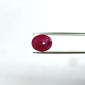 Rubí Ovalado de 6.11 Quilates, Gema Natural de Birmania RBHO-6 - Product Image 1