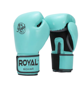 Gants de boxe pour enfants bleus, blancs, rouges et jaunes, 16 oz, en PU, personnalisables pour l'Europe et la Russie - Product Image 2