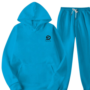 Conjunto Deportivo de Invierno para Hombre, Talla Grande, 100% Algodón, Diseño Sólido, Transpirable, de Secado Rápido y Ligero - Product Image 5
