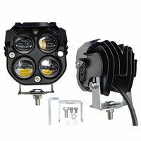 Nouveau projecteur de moto/voiture 40W trèfle à quatre feuilles, lentille à double faisceau, lampe modifiée 12V Guangzhou