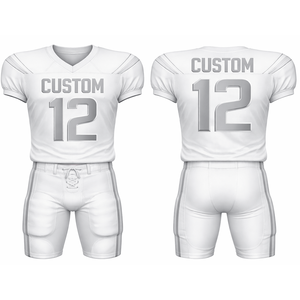 American football uniform youth and adult set padded jersey pants protective helmet gloves <b>socks</b> numbers letters - Product Image 1