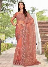 Saris traditionnels indiens et pakistanais pour adultes, collection classique, saris élégants et traditionnels inspirés d'Inde et du Pakistan - Product Image 3