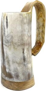 Handmade Waterproof Modern <b>Drinking</b> Horn Mug for Wedding Decoration & Gift - Product Image 4