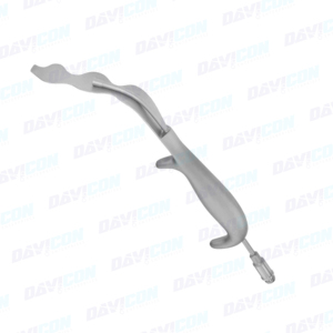 เครื่องมือผ่าตัดช่องปากและใบหน้า ทำจากสแตนเลสสตีล ได้รับมาตรฐาน CE ISO  ราคาโรงงาน ใช้ซ้ำได้  รุ่น Petri Pterygoid Intraoral Tissue Retractor - Product Image 2