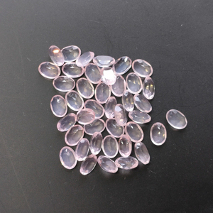 Cuarzo Rosa Natural, Corte Ovalado de 6x4MM, Gema Suelta de la Mejor Calidad para la Fabricación de Joyas - Product Image 2