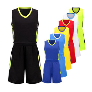 Wholesale <b>Supplier</b> New Design Sportswear Basketball Jersey Short Set Reversible Basketball Uniform Customized Pattern Breathable - Product Image 5