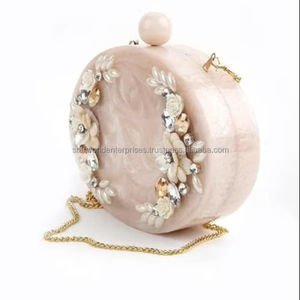 Bolso de mano de resina epoxi estilo Ángel elegante para mujer, bolso de mano, técnica teñida, accesorios de modelo realista personalizables - Product Image 1